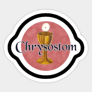 Chrysostom - Circle Sticker